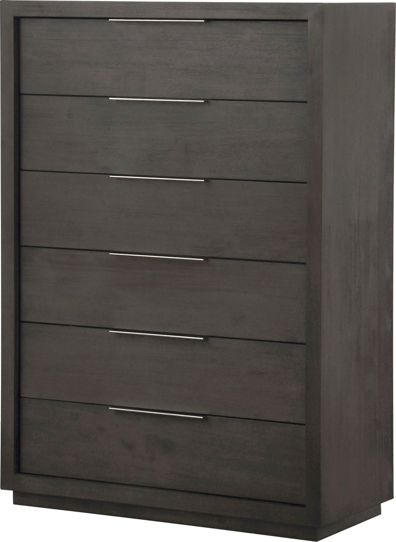 Oxford Six Drawer Chest in Basalt Grey (2024)