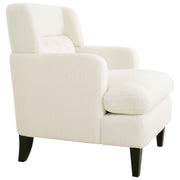 Upholstered Accent Chair Tufted Armchair For Living Room And Bedroom - R&R Furniture Gallery (Fountain Valley, CA)