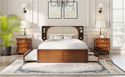 Headboard Bed With 2 Drawers And Trundle - R&R Furniture Gallery (Fountain Valley, CA)