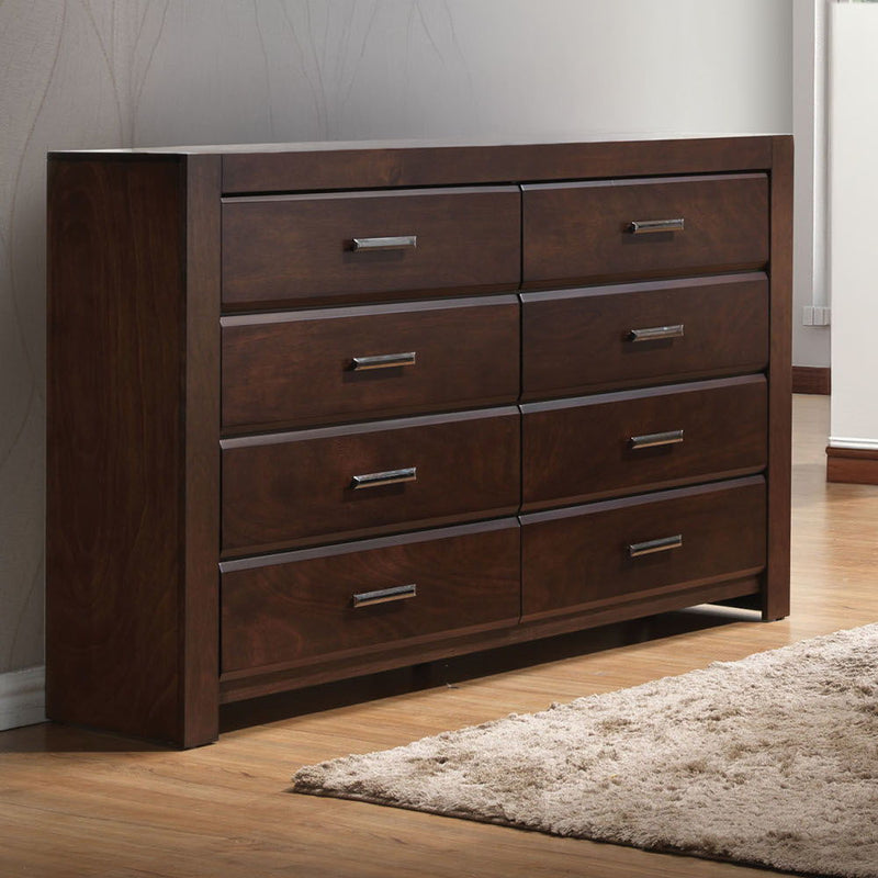 Oberreit - Dresser - Walnut - R&R Furniture Gallery (Fountain Valley, CA)