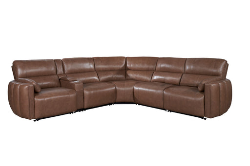 Modesto - Modular Power Reclining Sectional With Power Adjustable Headrests - R&R Furniture Gallery (Fountain Valley, CA)