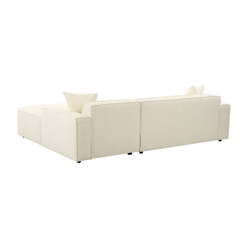Olafur - Velvet Sectional - R&R Furniture Gallery (Fountain Valley, CA)