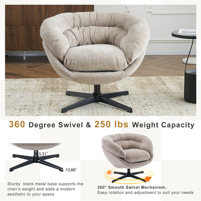Modern Office Chair With 360 Degree Swivel - R&R Furniture Gallery (Fountain Valley, CA)
