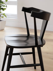 Gretlynn - Dining Room Side Chair (Set of 2) - Black - R&R Furniture Gallery (Fountain Valley, CA)