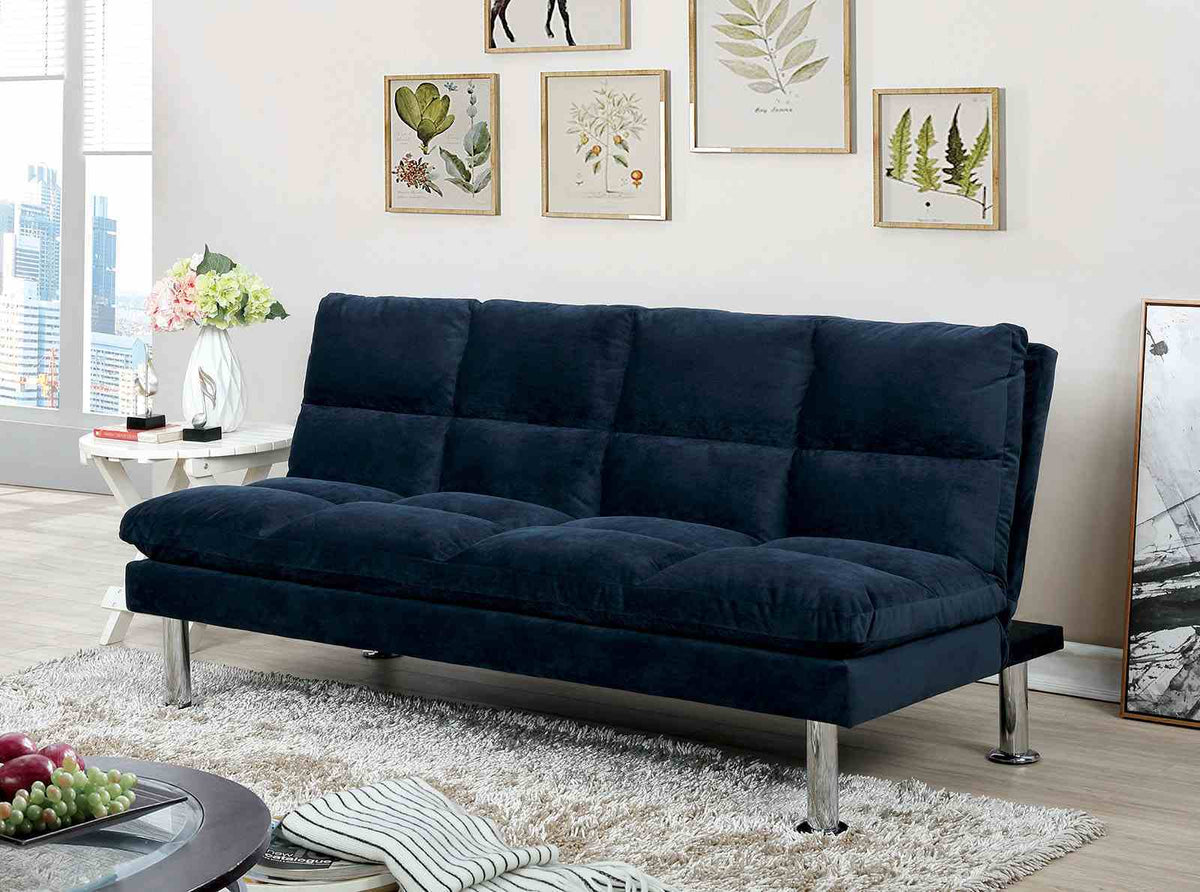Saratoga - Futon Sofa, Navy