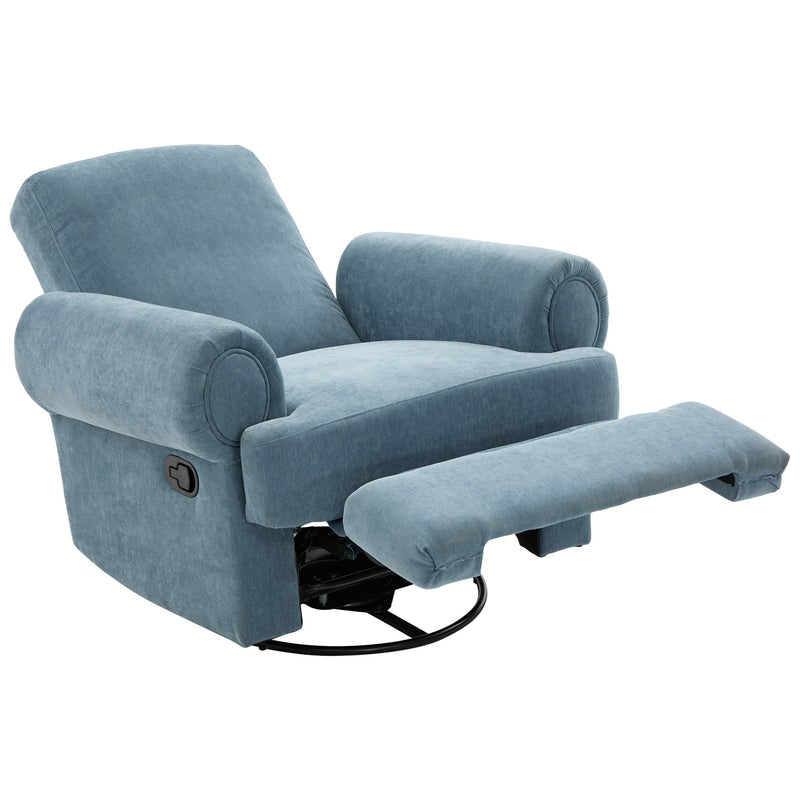 Manual Swivel Recliner Rocker Chair With Adjustable Backrest - R&R Furniture Gallery (Fountain Valley, CA)