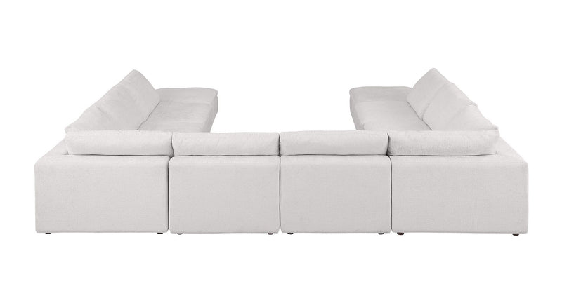 1100 - 10-Piece U-Shaped Sectional In Italian Fabric