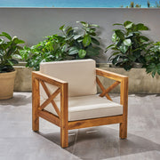 Brava - Mid - Century Modern Club Chair With Water Resistant Cushions - R&R Furniture Gallery (Fountain Valley, CA)