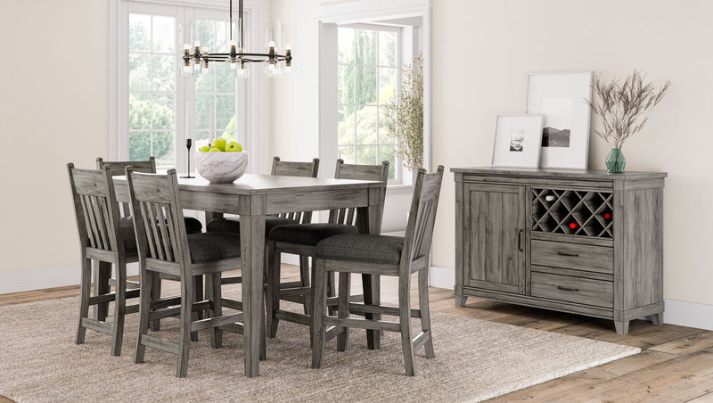 Counter Stool (Set of 2) - Gray - R&R Furniture Gallery (Fountain Valley, CA)