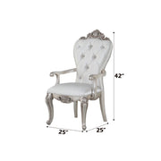Gorsedd - Arm Chair (Set of 2) - Cream Fabric & Golden Ivory - R&R Furniture Gallery (Fountain Valley, CA)