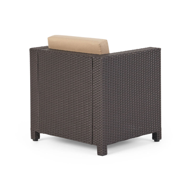 Stylish Outdoor Club Chair With Weather Resistant Cushions - R&R Furniture Gallery (Fountain Valley, CA)