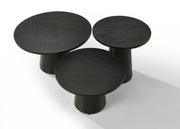 Jasper - 3 Piece Coffee, End, And Console Table (Set of 3) - Ebony Black - R&R Furniture Gallery (Fountain Valley, CA)