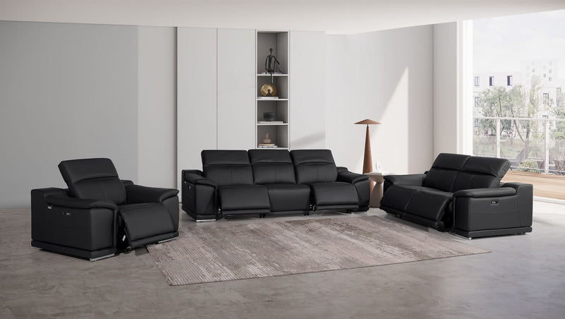9762 - 6-Piece Modular Power Reclining Sofa, Loveseat And Chair Set With 5 Power Recliners In