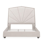 Fantosini - King Tufted Panel Bed - Silver Mist - R&R Furniture Gallery (Fountain Valley, CA)