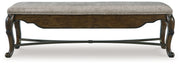 Maylee - Upholstered Storage Bench - Dark Brown - R&R Furniture Gallery (Fountain Valley, CA)