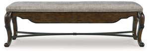 Maylee - Upholstered Storage Bench - Dark Brown - R&R Furniture Gallery (Fountain Valley, CA)