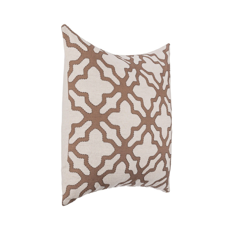 Lineage - Mullan 22" x 22"Pillow - Frothed Brown - R&R Furniture Gallery (Fountain Valley, CA)