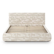 Isla - Jacquard Pattern King Bed - R&R Furniture Gallery (Fountain Valley, CA)