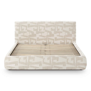 Isla - Jacquard Pattern King Bed - R&R Furniture Gallery (Fountain Valley, CA)
