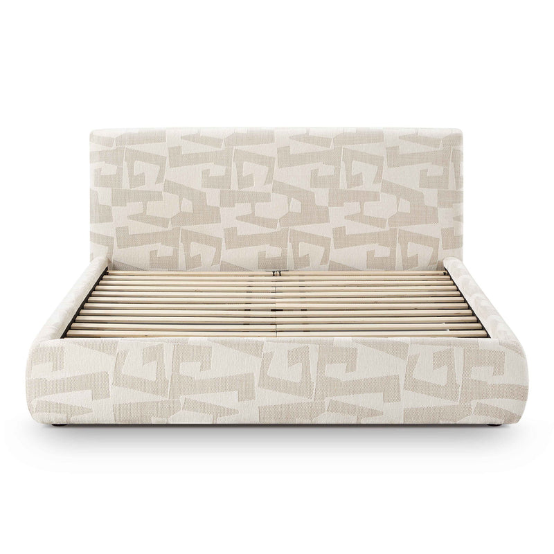 Isla - Jacquard Pattern King Bed - R&R Furniture Gallery (Fountain Valley, CA)