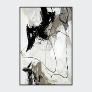 Chaos II - Painting Art By Buddy Whitlock - Black / White - R&R Furniture Gallery (Fountain Valley, CA)