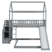 House Bunk Bed With Slide - R&R Furniture Gallery (Fountain Valley, CA)