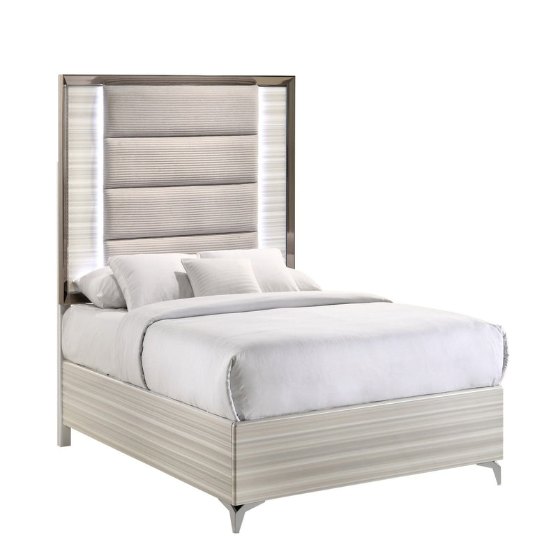 Star - 5 Pieces Bedroom Set Modern Design With LED - R&R Furniture Gallery (Fountain Valley, CA)