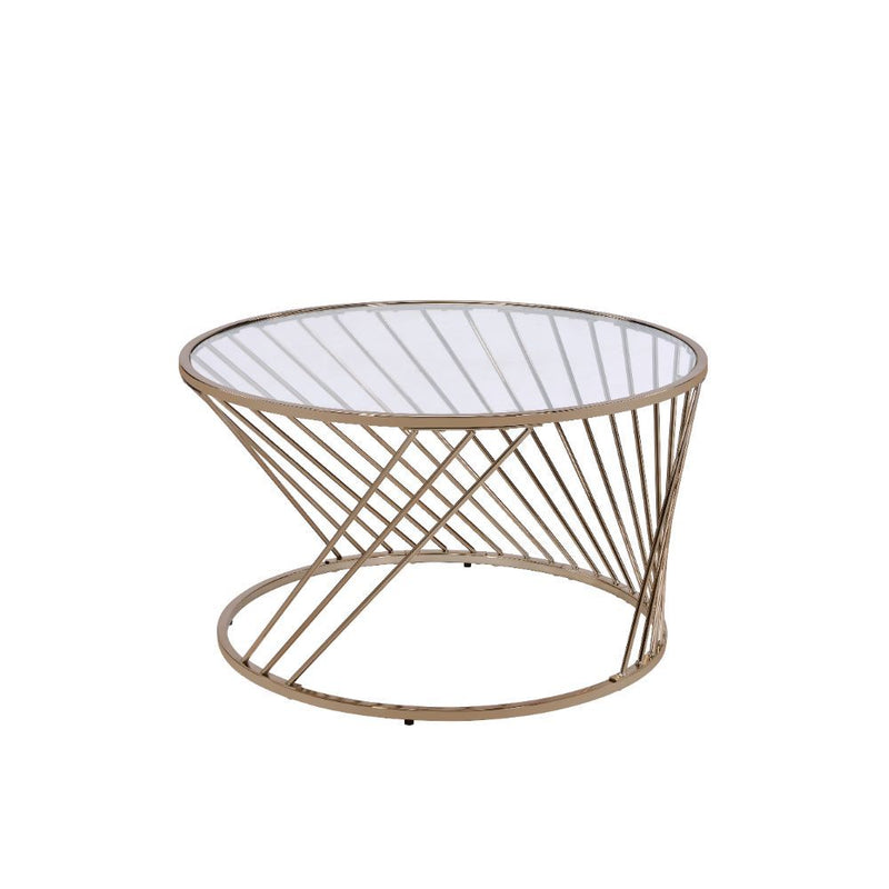 Bluelipe - Coffee Table - Champagne - R&R Furniture Gallery (Fountain Valley, CA)