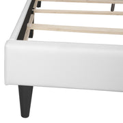 Upholstered button-tufted bed by Glory Furniture with cozy design, featuring a plush headboard in a charming, elegant style.