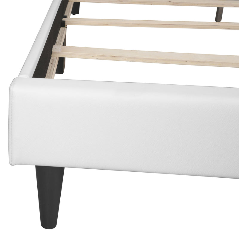 Upholstered button-tufted bed by Glory Furniture with cozy design, featuring a plush headboard in a charming, elegant style.