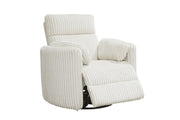 Parker Living Radius Power Swivel Glider Recliner chair set with plush cushioning and modern design, shown in a cozy living room setting.