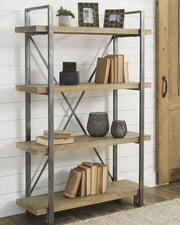 Forestmin - Bookcase - Brown / Black - R&R Furniture Gallery (Fountain Valley, CA)