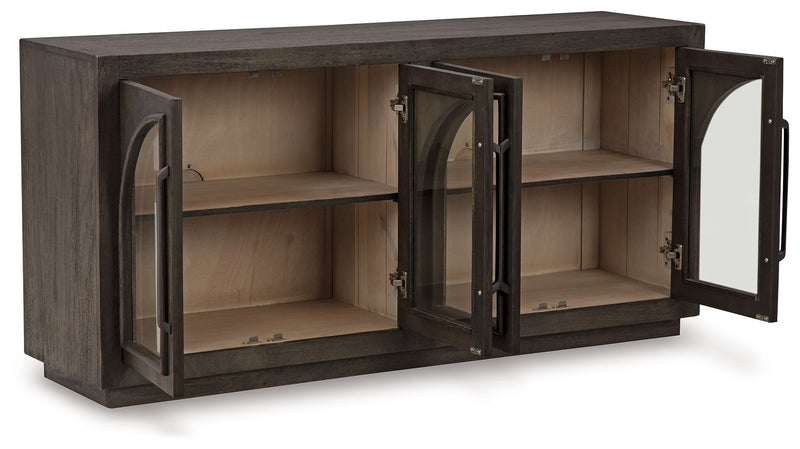 Dreley - Accent Cabinet - Grayish Brown - R&R Furniture Gallery (Fountain Valley, CA)