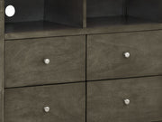 Glory Furniture Hammond media chest with storage, featuring a charming wooden design and multiple compartments for media devices.