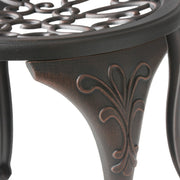 Charleston 3 Pieces Cast Bistro Set - Copper - R&R Furniture Gallery (Fountain Valley, CA)