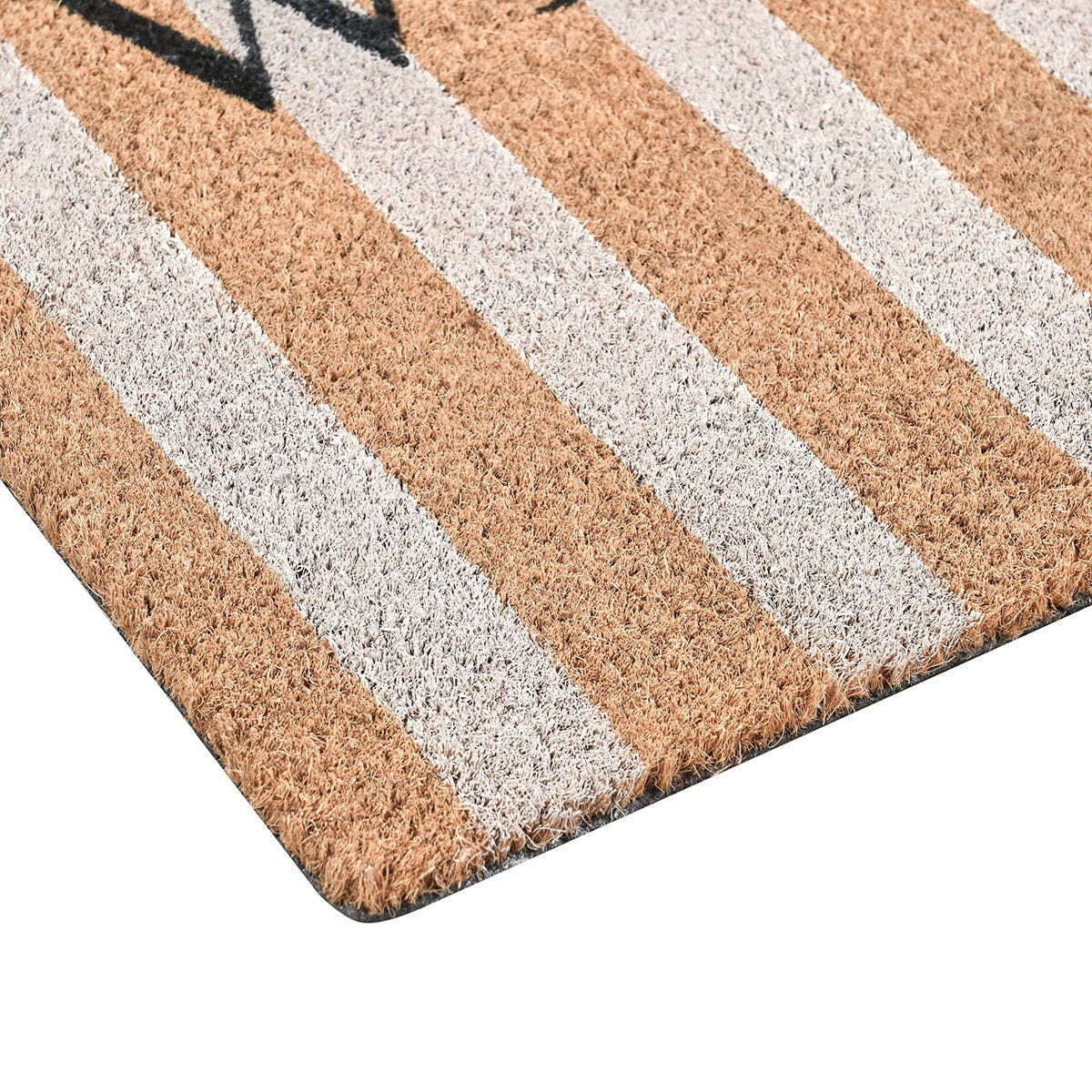 Doormats - Striped Welcome Doormat - R&R Furniture Gallery (Fountain Valley, CA)