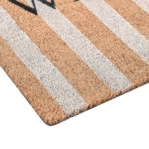 Doormats - Striped Welcome Doormat - R&R Furniture Gallery (Fountain Valley, CA)