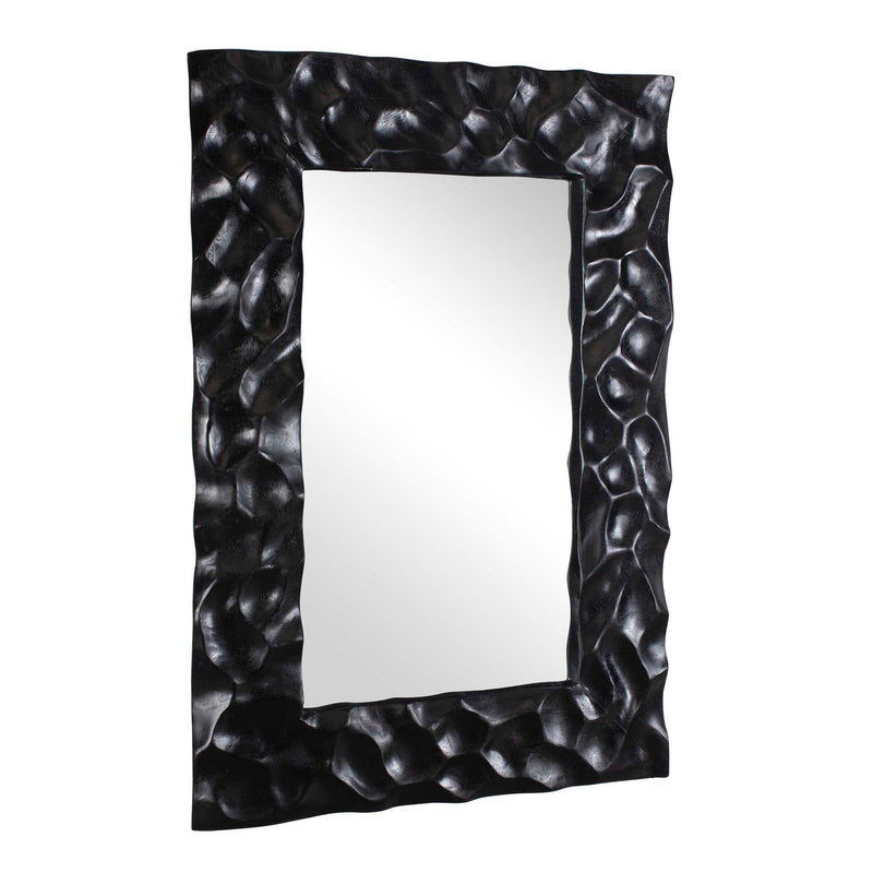 Malosi - Carved Mirror - Black