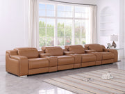 1116 - 7-Piece Modular Power Reclining Sofa In With 4 Power Recliners & Power Headrests - R&R Furniture Gallery (Fountain Valley, CA)