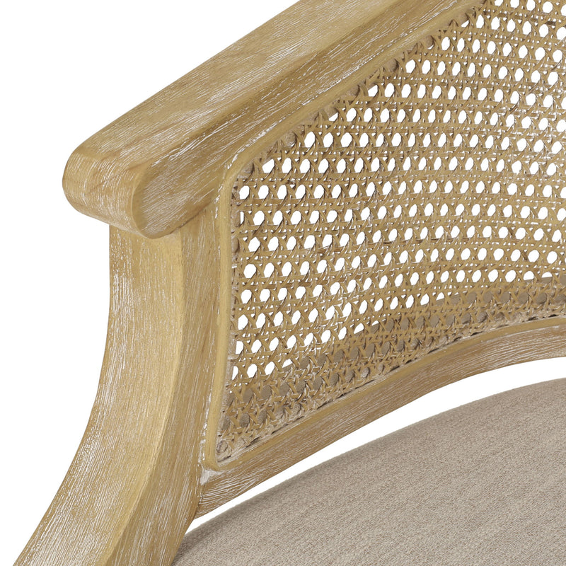 Curved Backrest Accent Chair - R&R Furniture Gallery (Fountain Valley, CA)