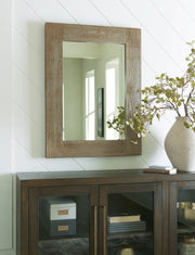 Waltleigh - Accent Mirror - Distressed Brown - R&R Furniture Gallery (Fountain Valley, CA)