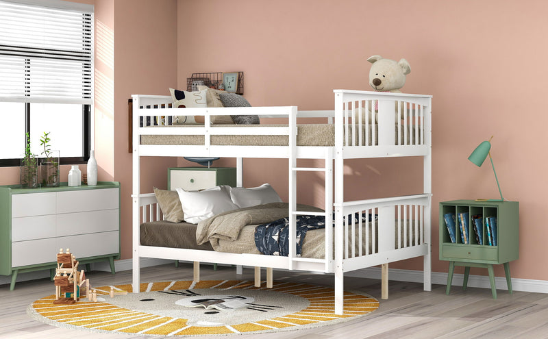 Bunk Bed With Ladder For Bedroom - R&R Furniture Gallery (Fountain Valley, CA)