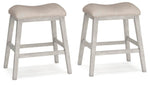 Skempton - Upholstered Stool (Set of 2) - White