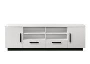 Matilda - TV Stand With Drawers - White Finish - R&R Furniture Gallery (Fountain Valley, CA)