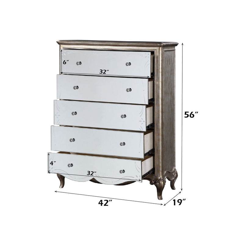 Esteban - Chest - Antique Champagne - R&R Furniture Gallery (Fountain Valley, CA)