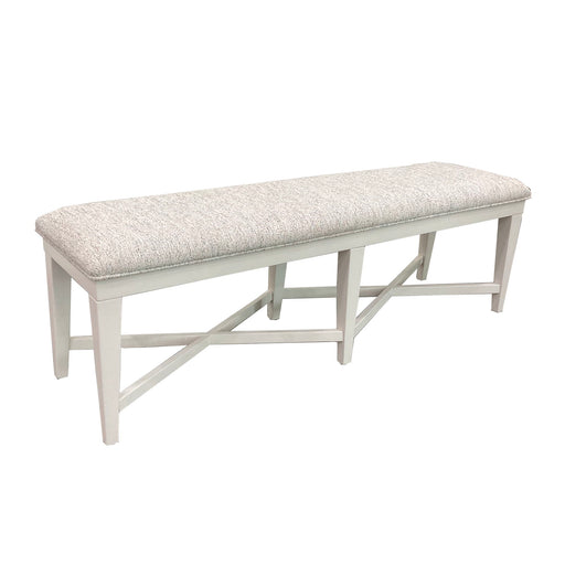 Americana Modern Dining - Upholstered Bench - Cotton - R&R Furniture Gallery (Fountain Valley, CA)