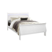 Charlston - Modern Sleigh Design Bed With LED - R&R Furniture Gallery (Fountain Valley, CA)