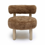 Carmel - Vegan Shearling Accent Chair - R&R Furniture Gallery (Fountain Valley, CA)