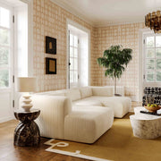 Tarra - Fluffy Oversized Corduroy Modular Sectional - R&R Furniture Gallery (Fountain Valley, CA)