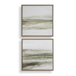 All Of A Sudden - Framed Canvases (Set of 2) - Black / Brown / Gray / Green